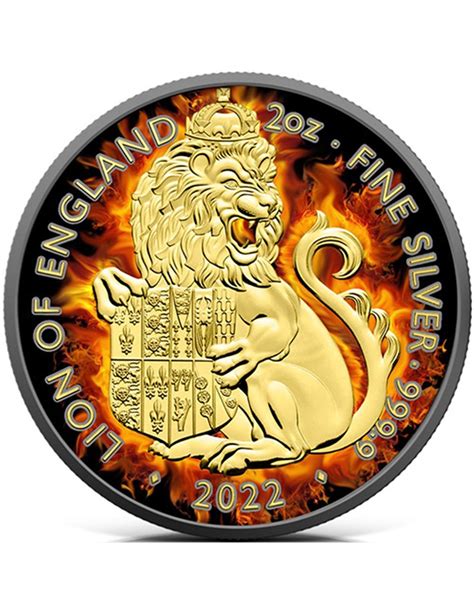 2 oz tudor beasts lion of england silver coin|tudor beast lion of england coin.